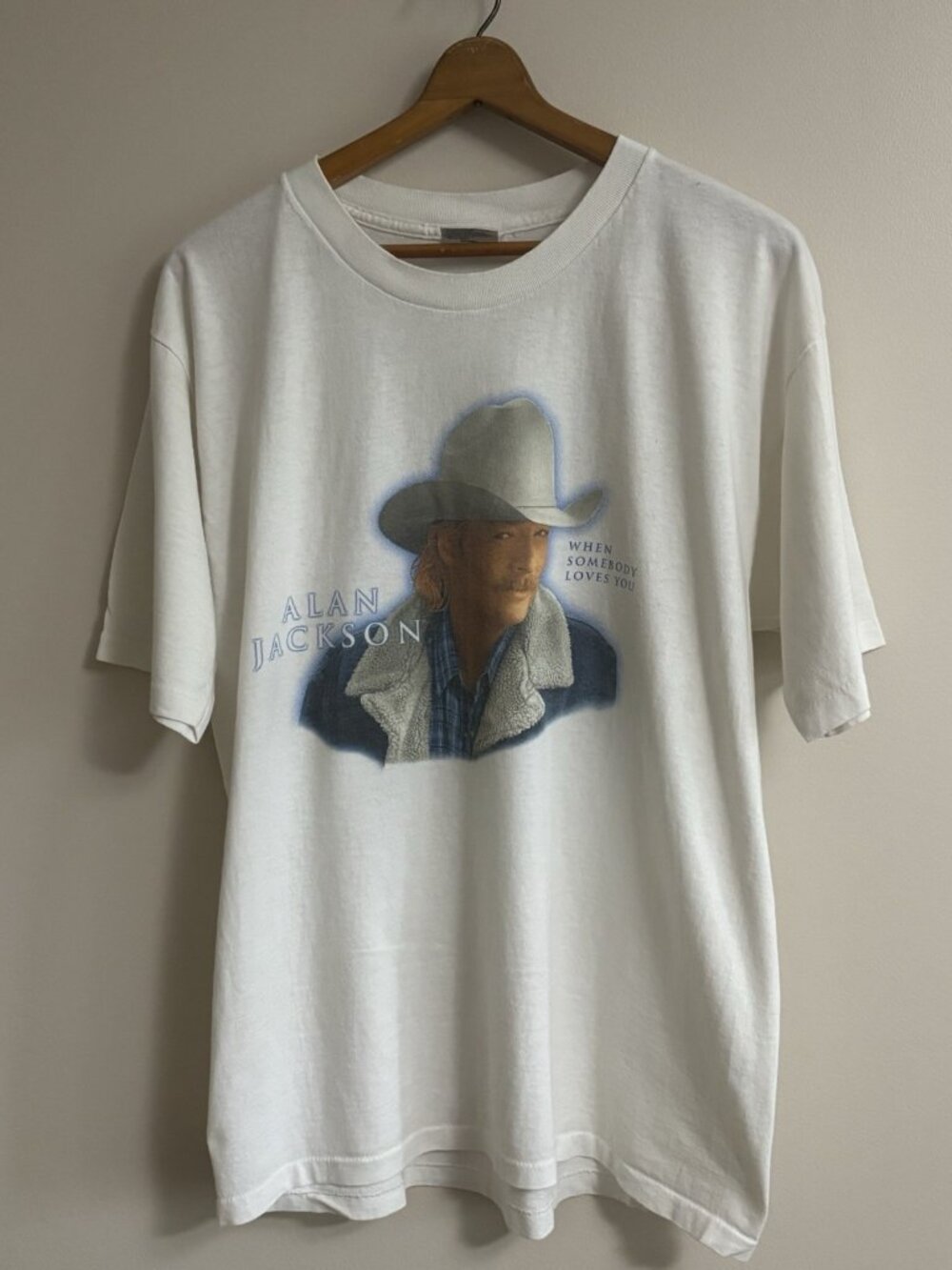 2001 Alan Jackson “When Somebody Loves You Tour” Large Shirt Country